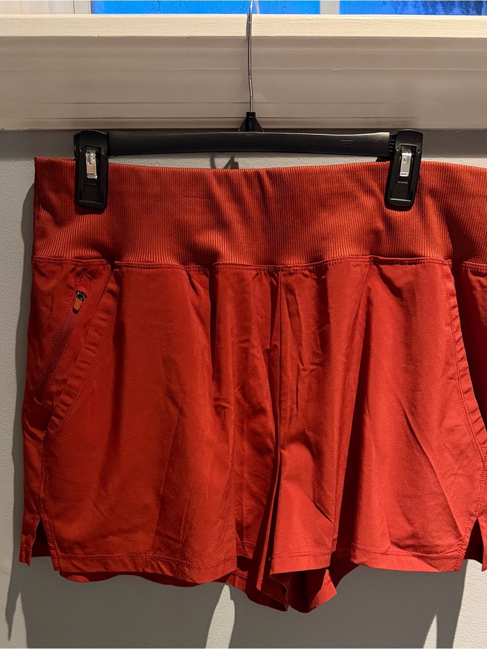 Women's Rust Red Athletic Shorts